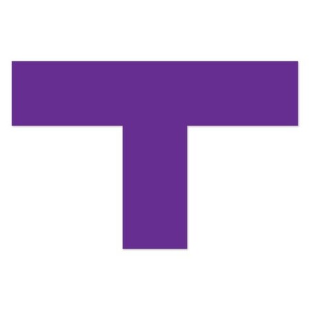 Ergomat DuraStripe Xtreme 6inx6inx3in Tfts Purple, 36PK DSX-T3-P-KIT